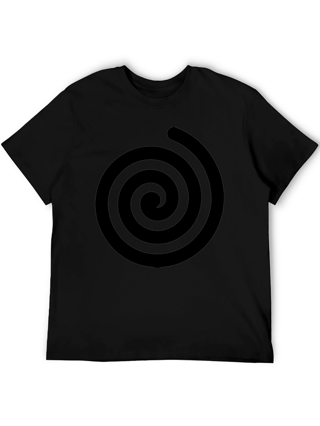 Spiral Graphic Black T-Shirt