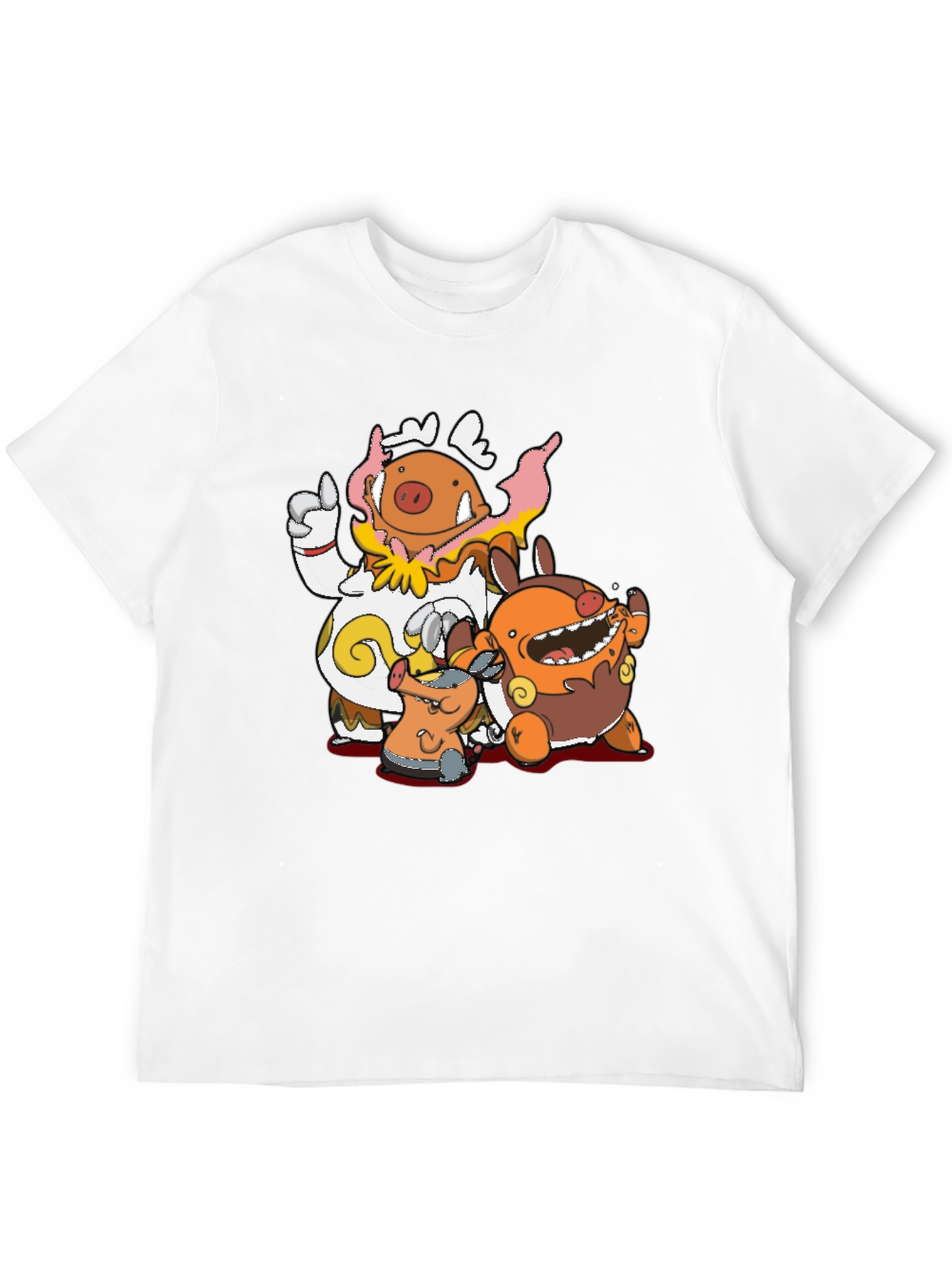 Pokemon Lechonk Evolution T-Shirt - Black