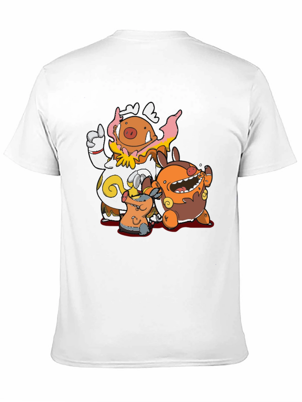 Pokemon Lechonk Evolution T-Shirt - Black