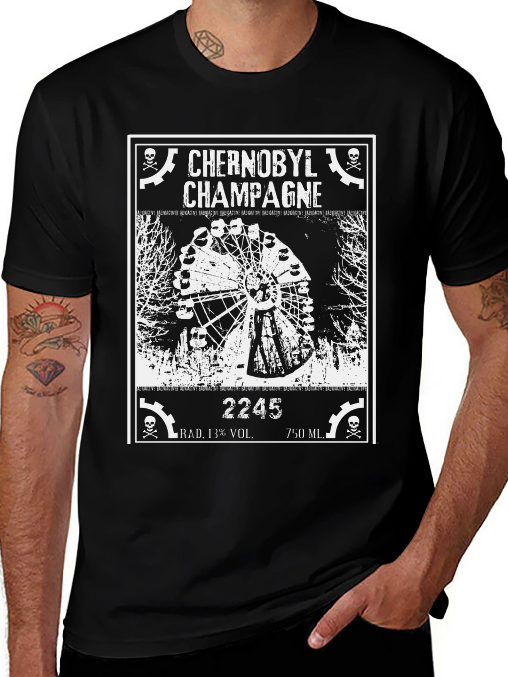 Chernobyl Champagne T-Shirt - Graphic Tee