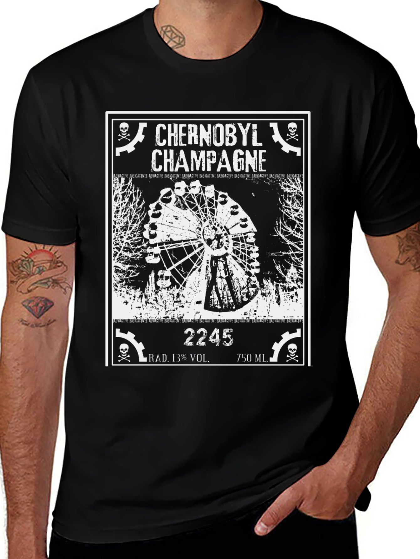 Chernobyl Champagne T-Shirt - Graphic Tee