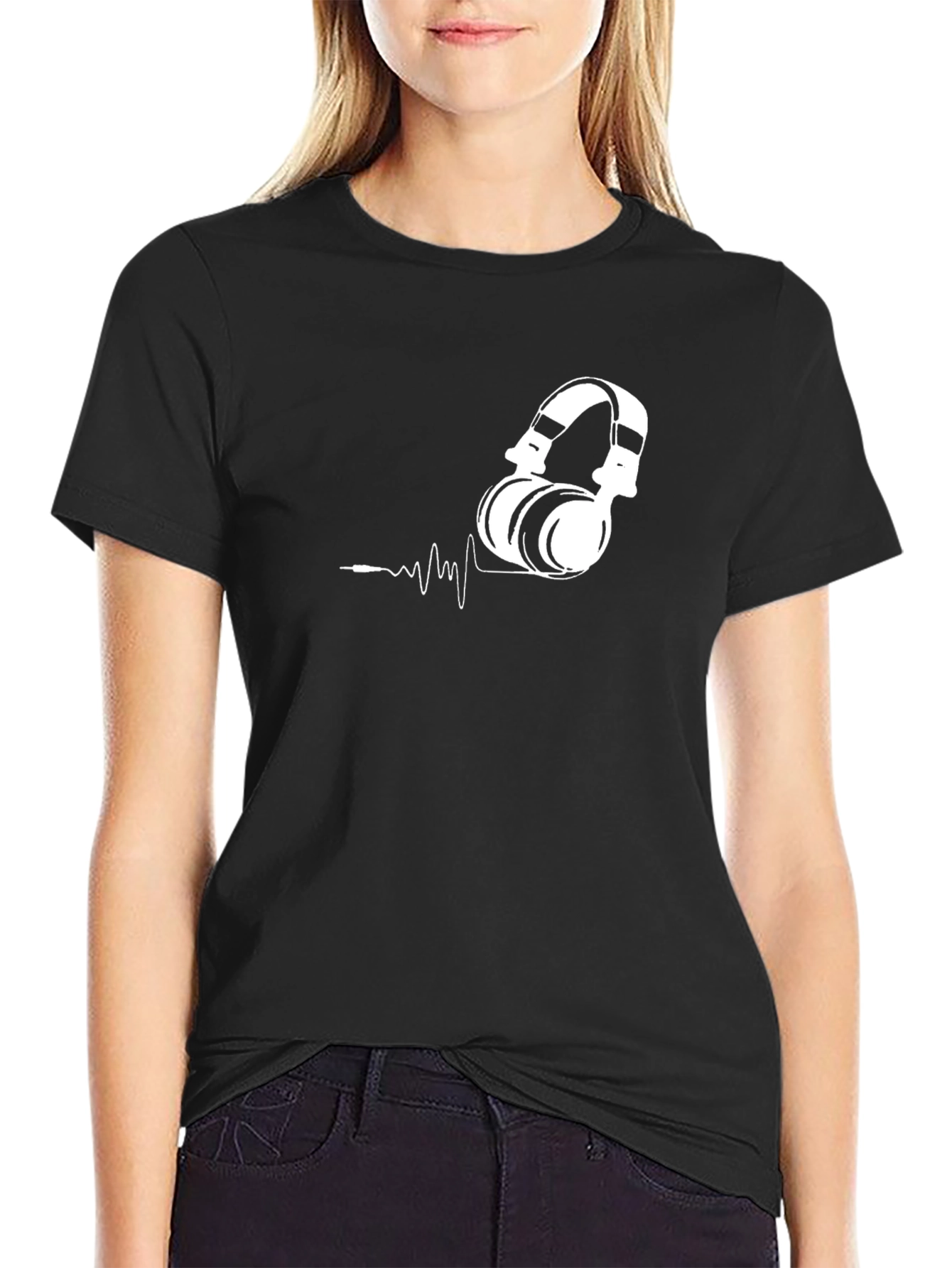 Headphone Graphic Tee - Music Lovers Style