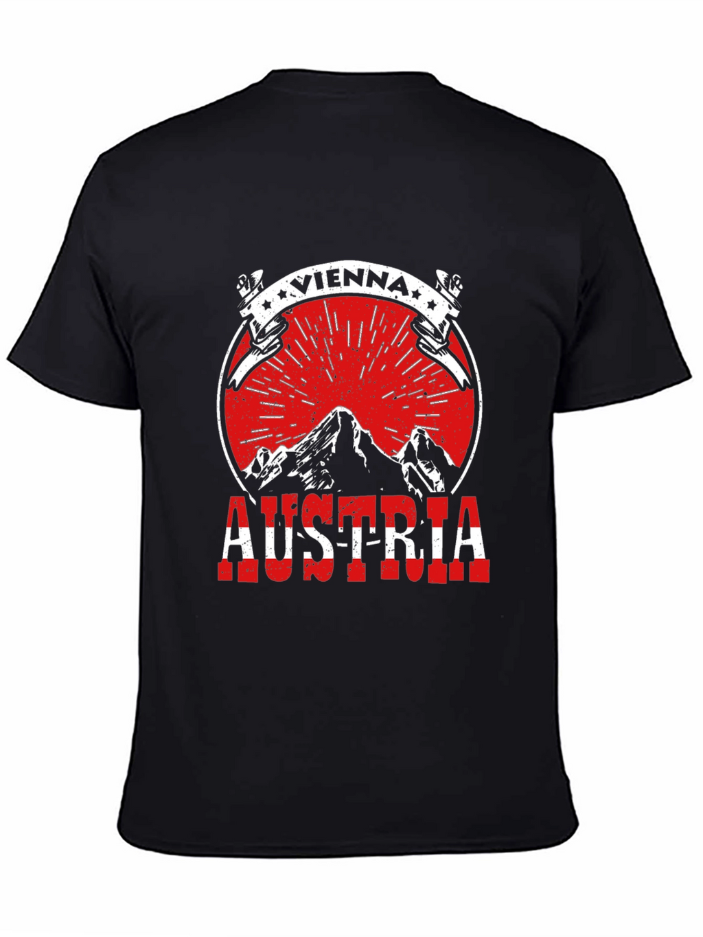 Vienna Austria Tee - Mountain Graphic T-Shirt