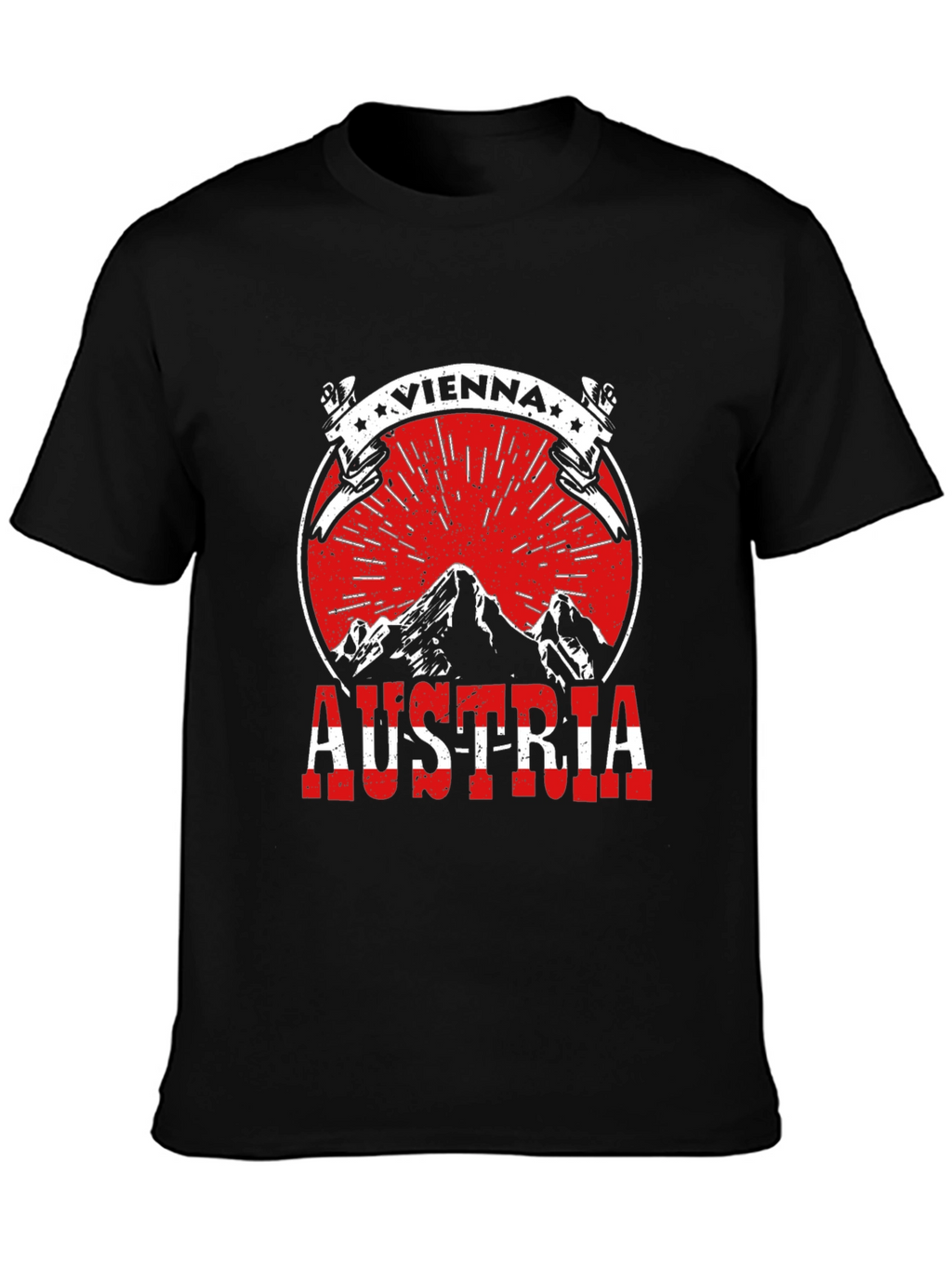 Vienna Austria Tee - Mountain Graphic T-Shirt