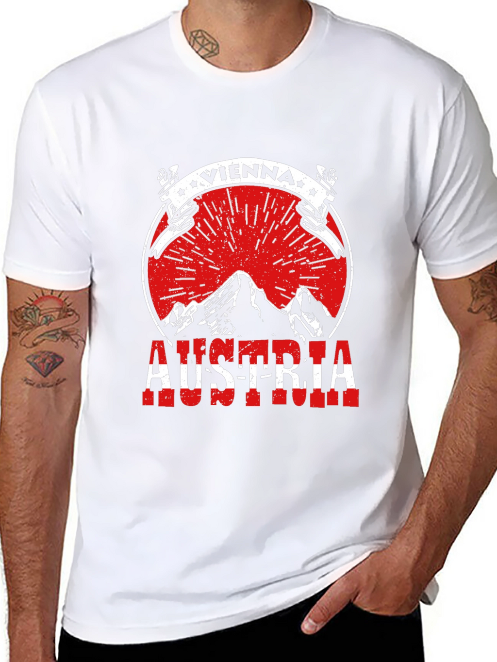 Vienna Austria Tee - Mountain Graphic T-Shirt