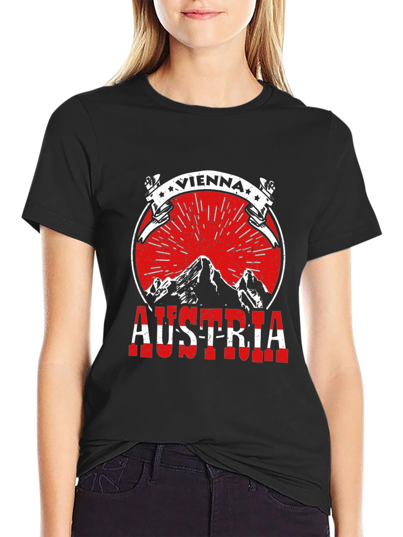 Vienna Austria Tee - Mountain Graphic T-Shirt