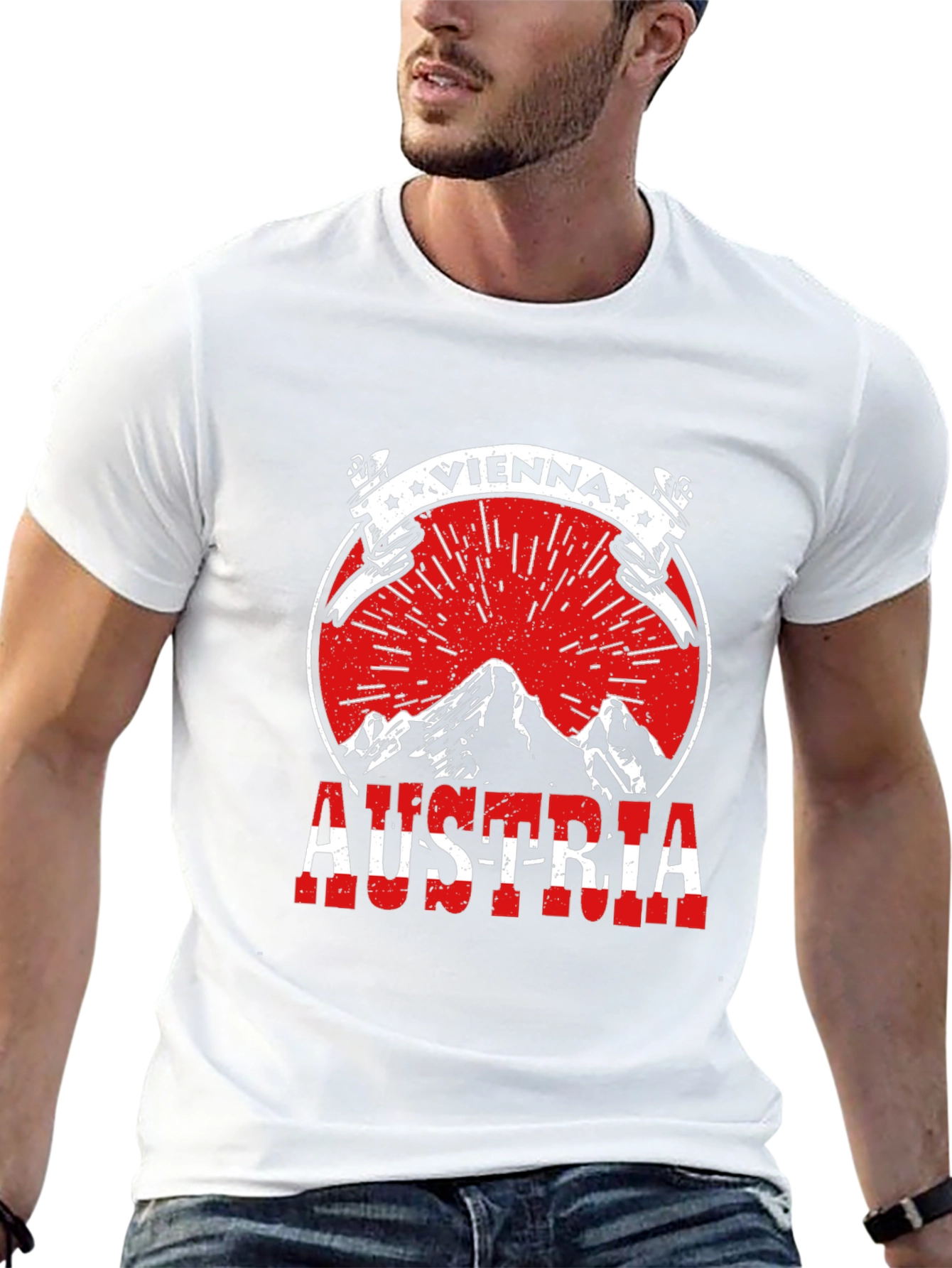 Vienna Austria Tee - Mountain Graphic T-Shirt