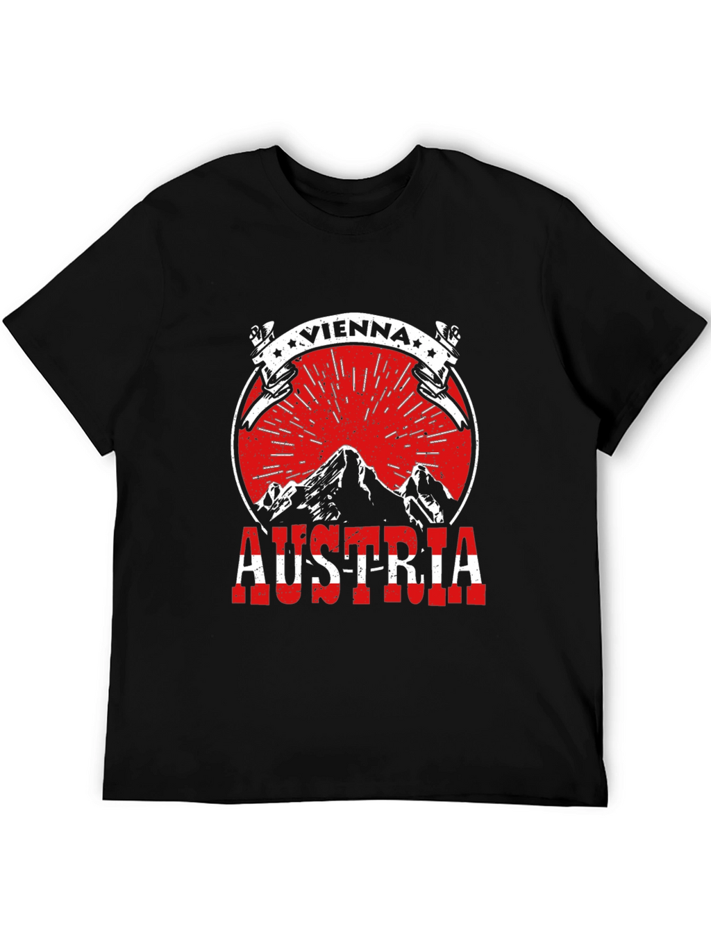 Vienna Austria Tee - Mountain Graphic T-Shirt