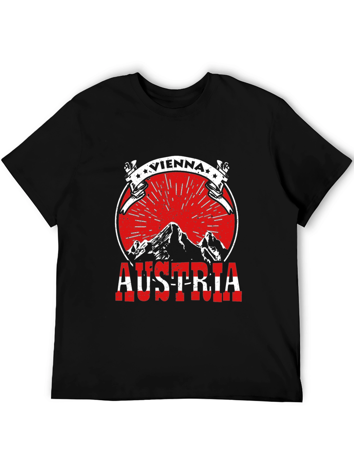 Vienna Austria Tee - Mountain Graphic T-Shirt