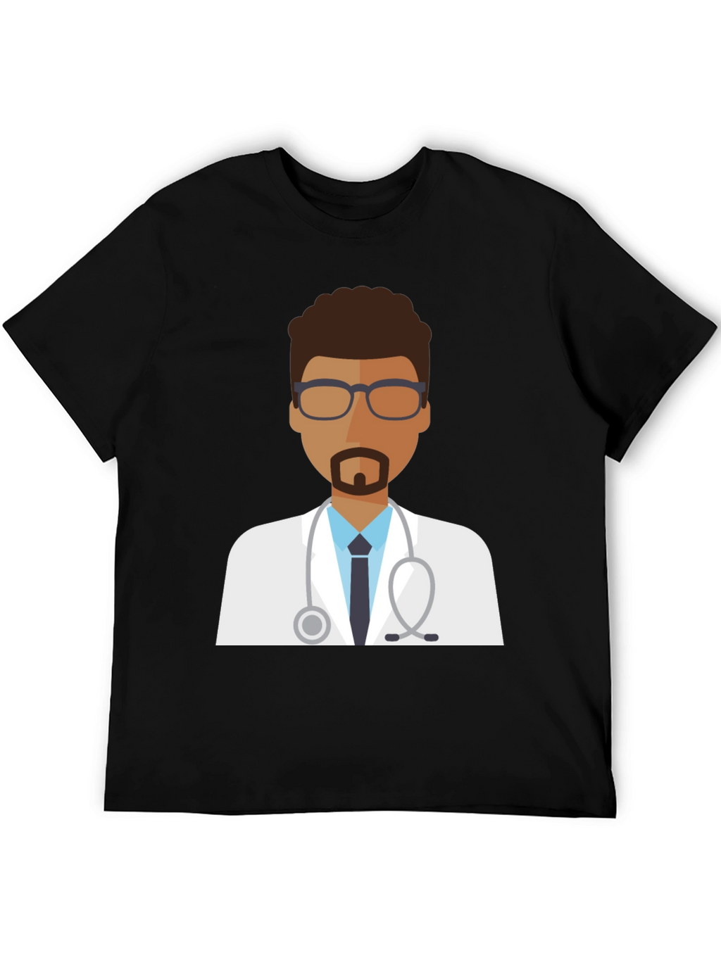 Doctor Graphic T-Shirt - Black