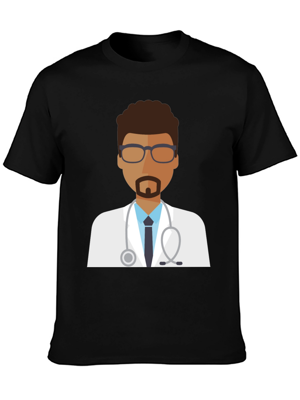 Doctor Graphic T-Shirt - Black