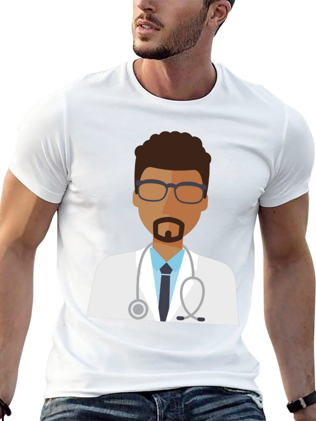 Doctor Graphic T-Shirt - Black