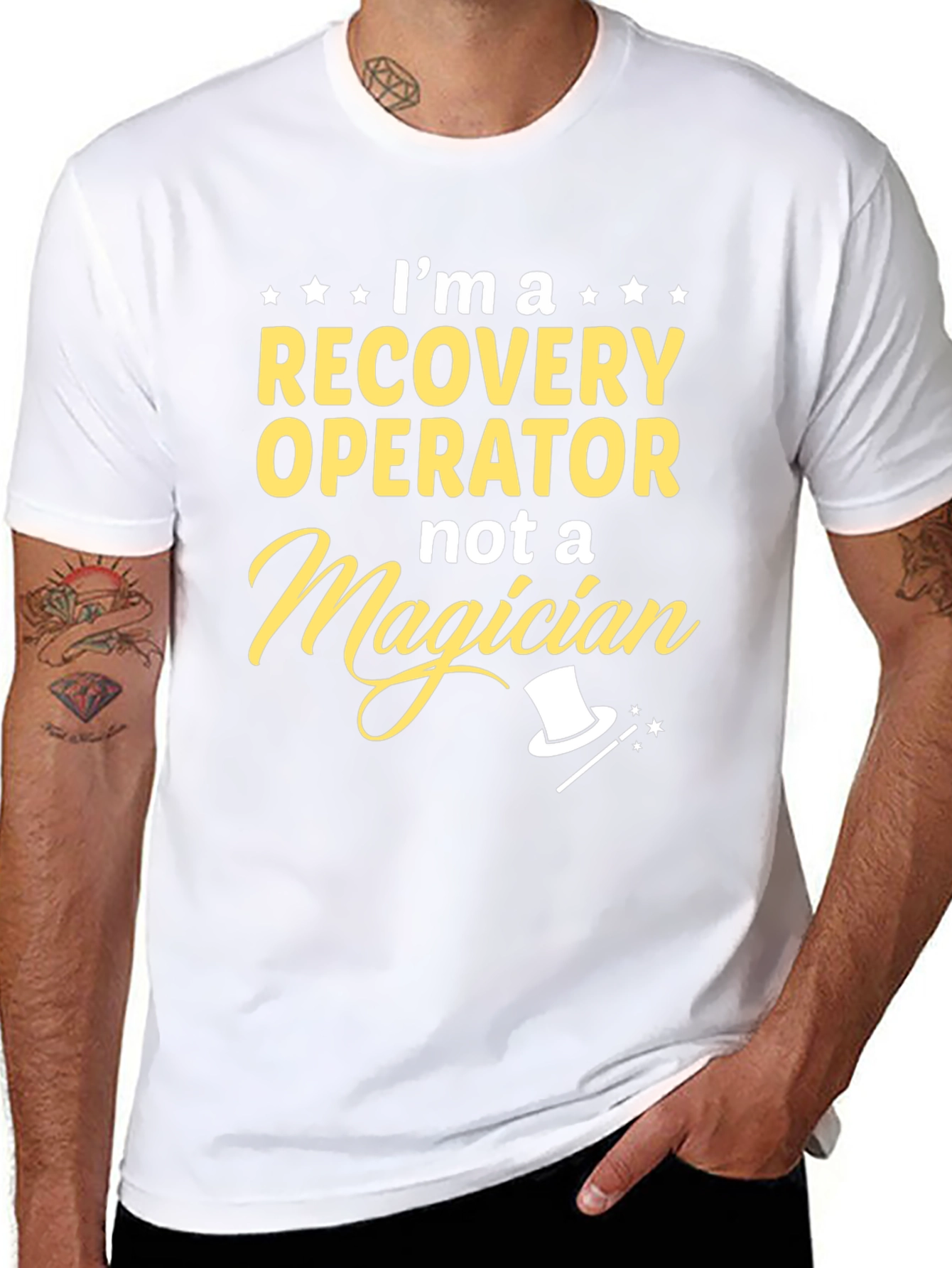 Recovery Operator Not Magician Graphic T-Shirt