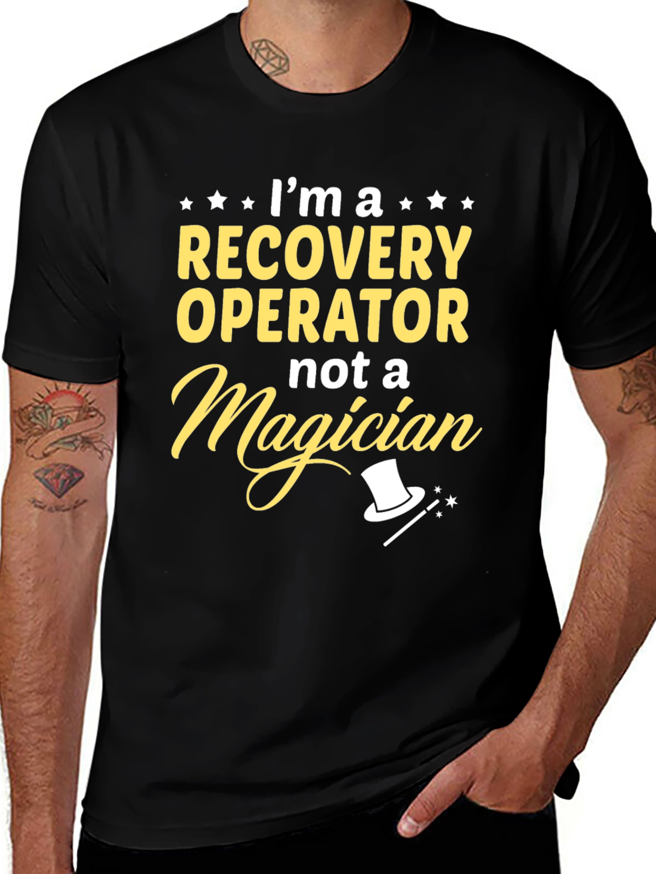 Recovery Operator Not Magician Graphic T-Shirt