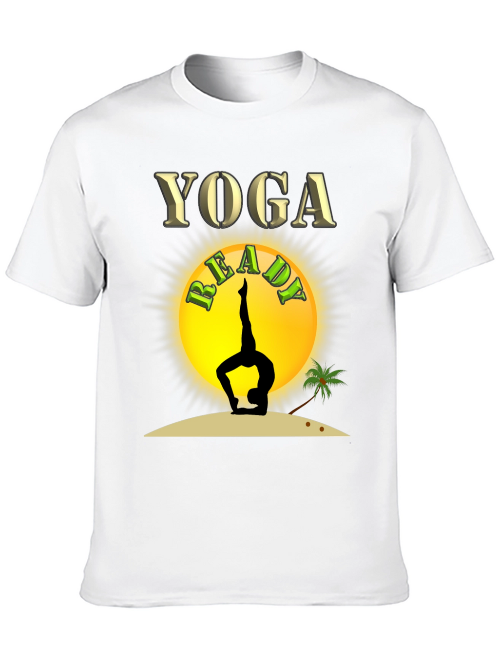 Yoga Ready T-Shirt - Black - Graphic Tee