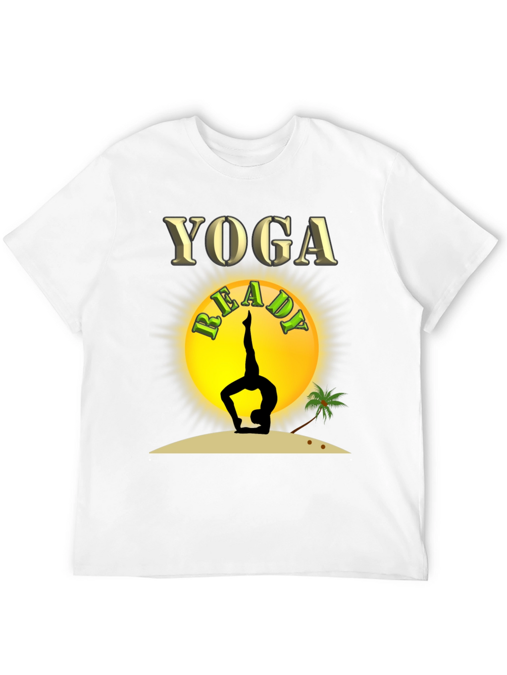 Yoga Ready T-Shirt - Black - Graphic Tee