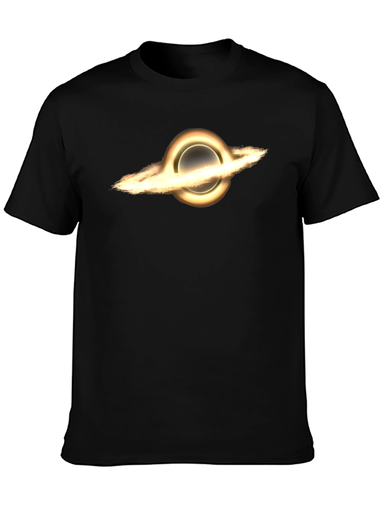 Black Hole Graphic T-Shirt - Stylish Space Tee