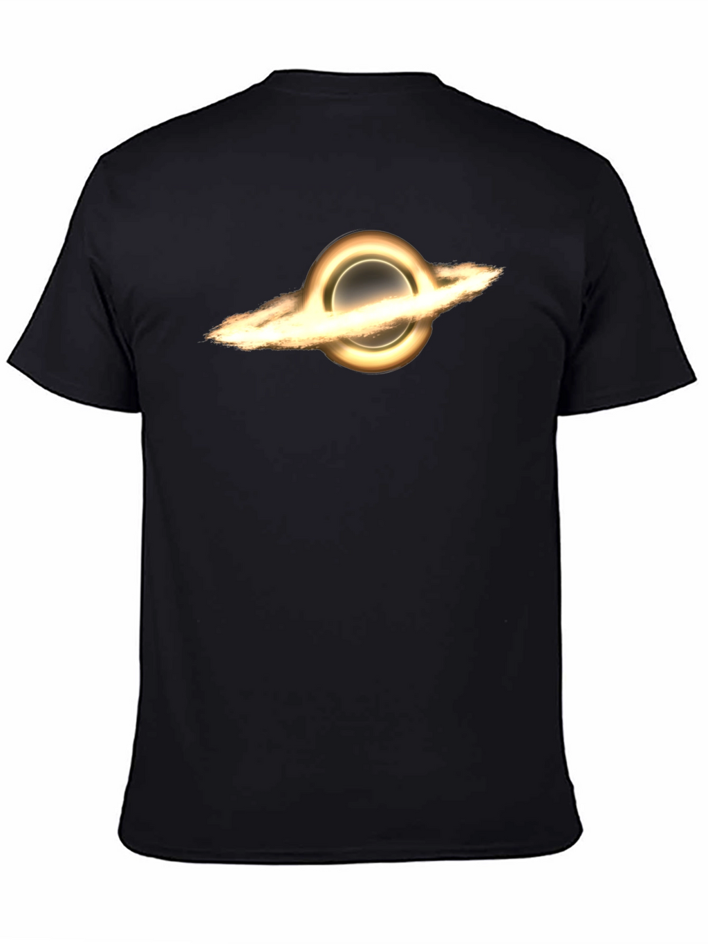 Black Hole Graphic T-Shirt - Stylish Space Tee