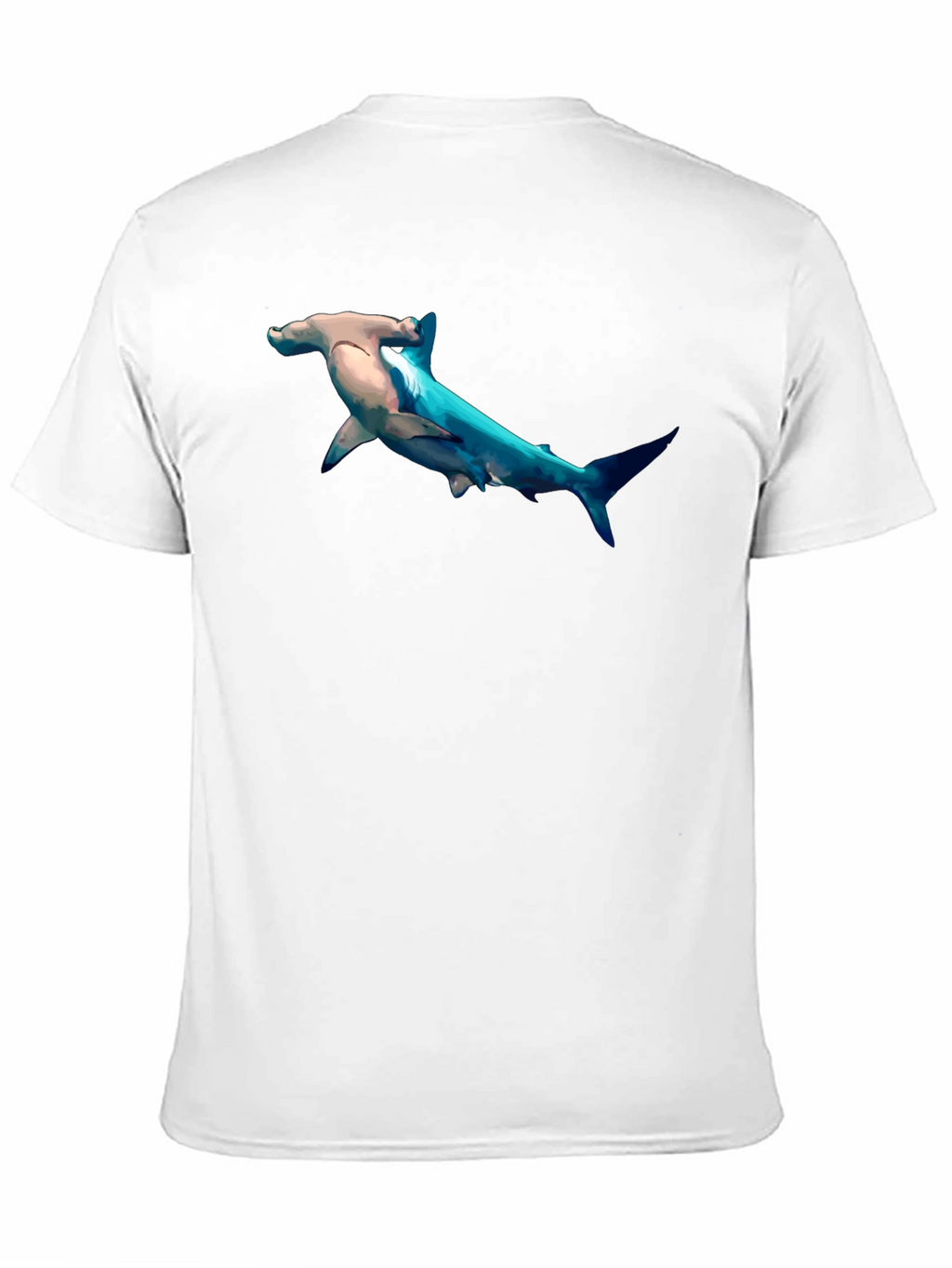 Hammerhead Shark Graphic Print T-Shirt
