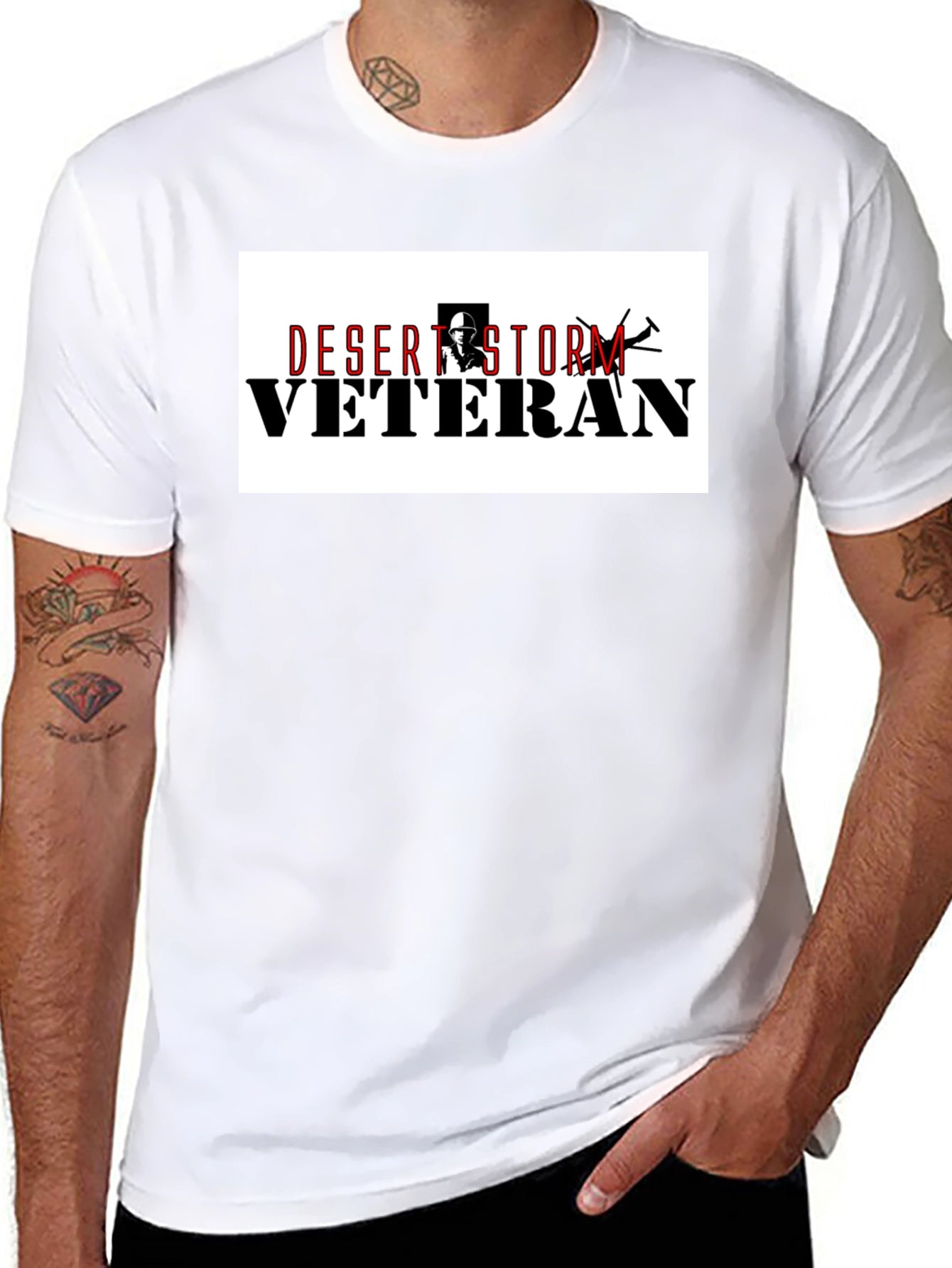 Desert Storm Veteran Black T-Shirt