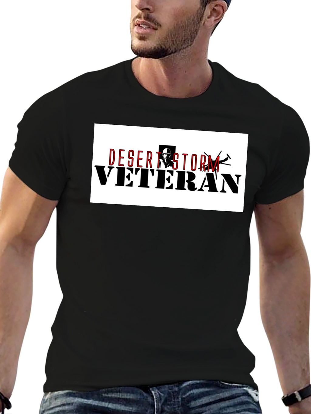 Desert Storm Veteran Black T-Shirt