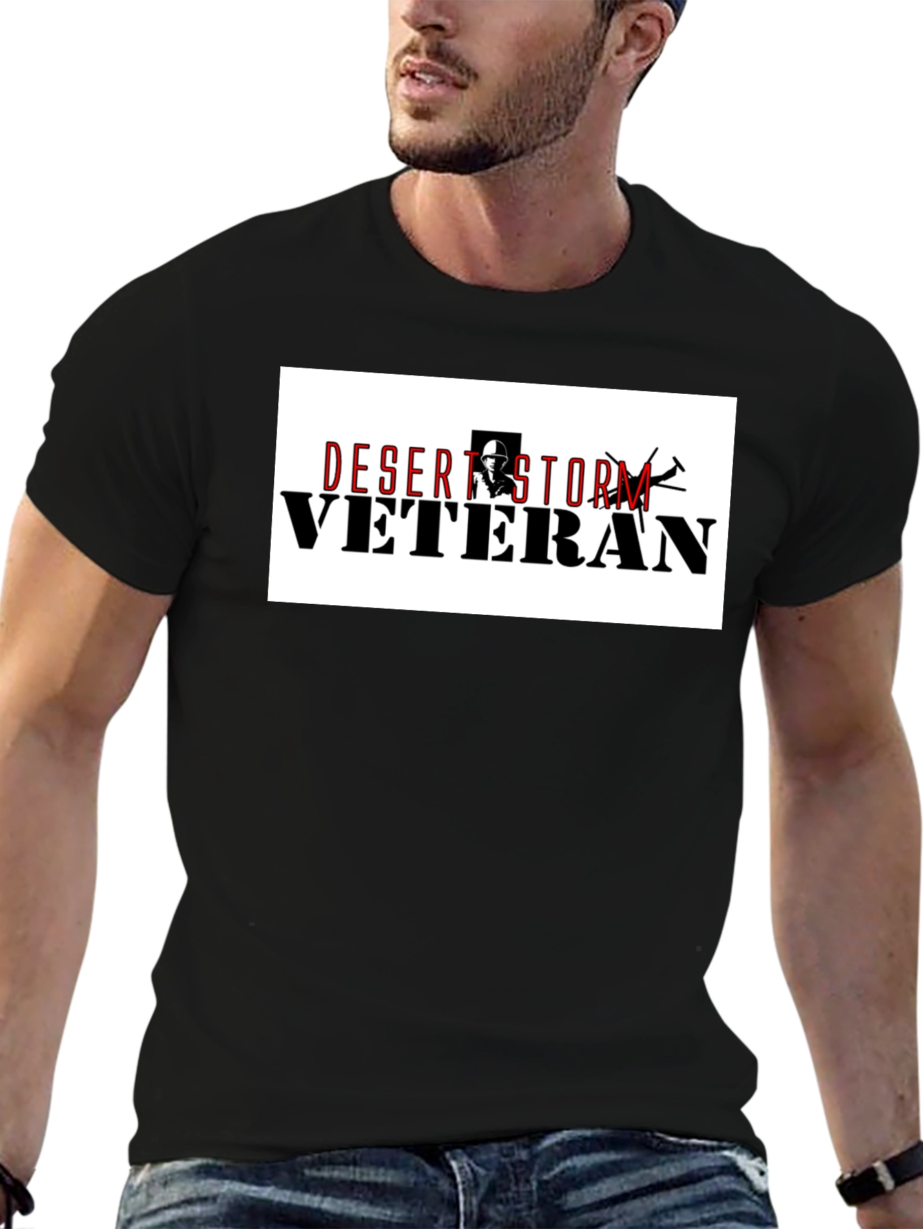 Desert Storm Veteran Black T-Shirt