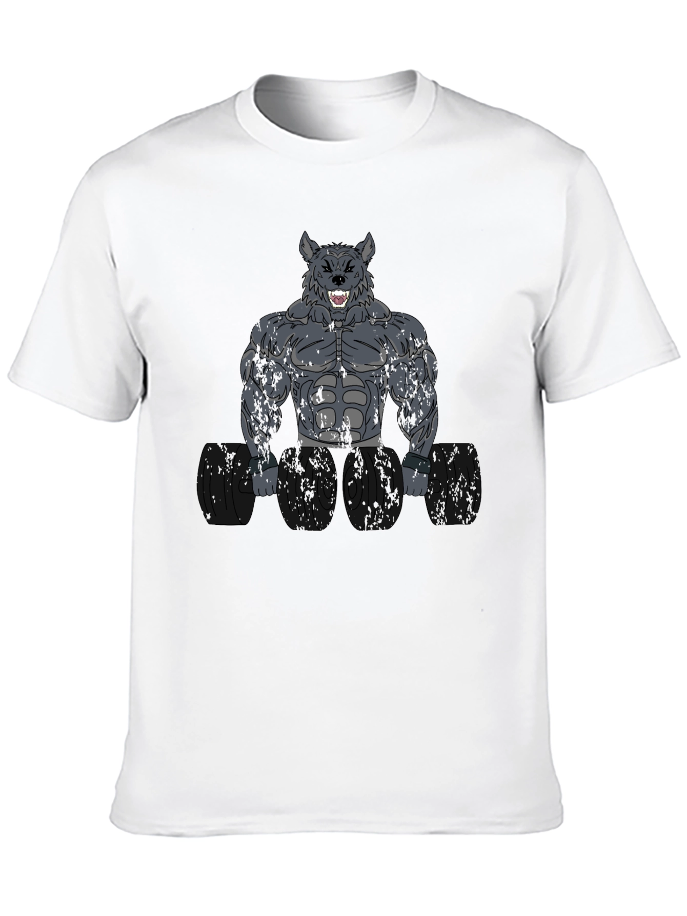 Wolf Gym Beast T-Shirt - Bodybuilding Motivation