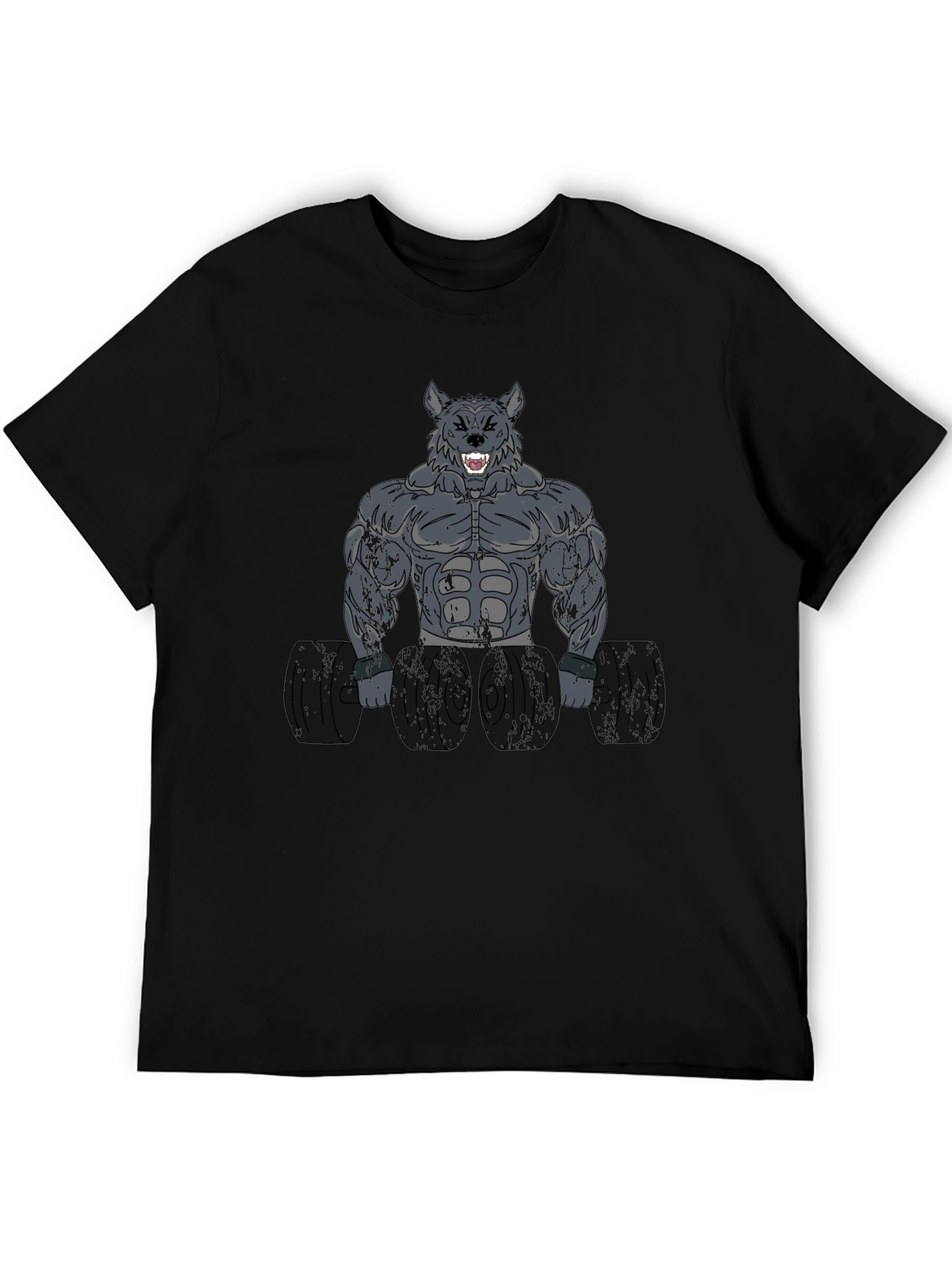 Wolf Gym Beast T-Shirt - Bodybuilding Motivation