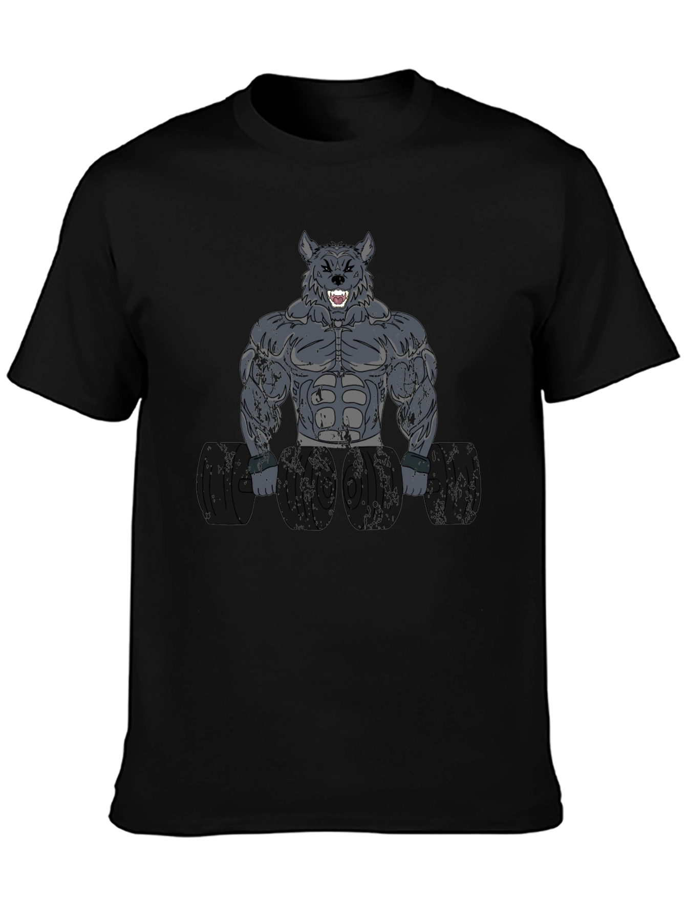 Wolf Gym Beast T-Shirt - Bodybuilding Motivation