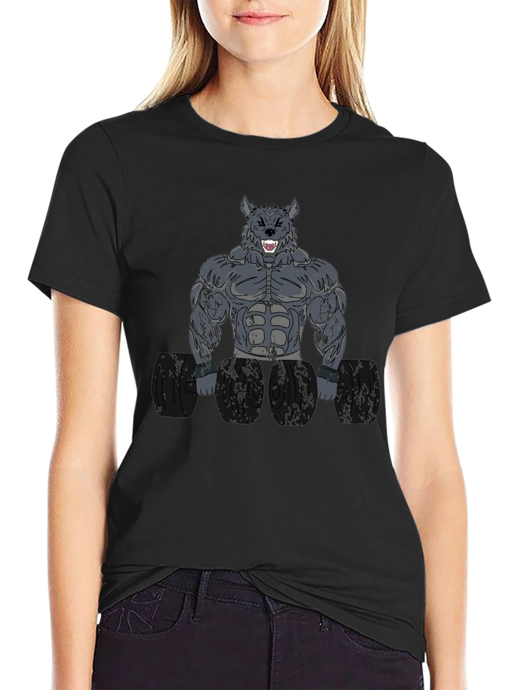 Wolf Gym Beast T-Shirt - Bodybuilding Motivation