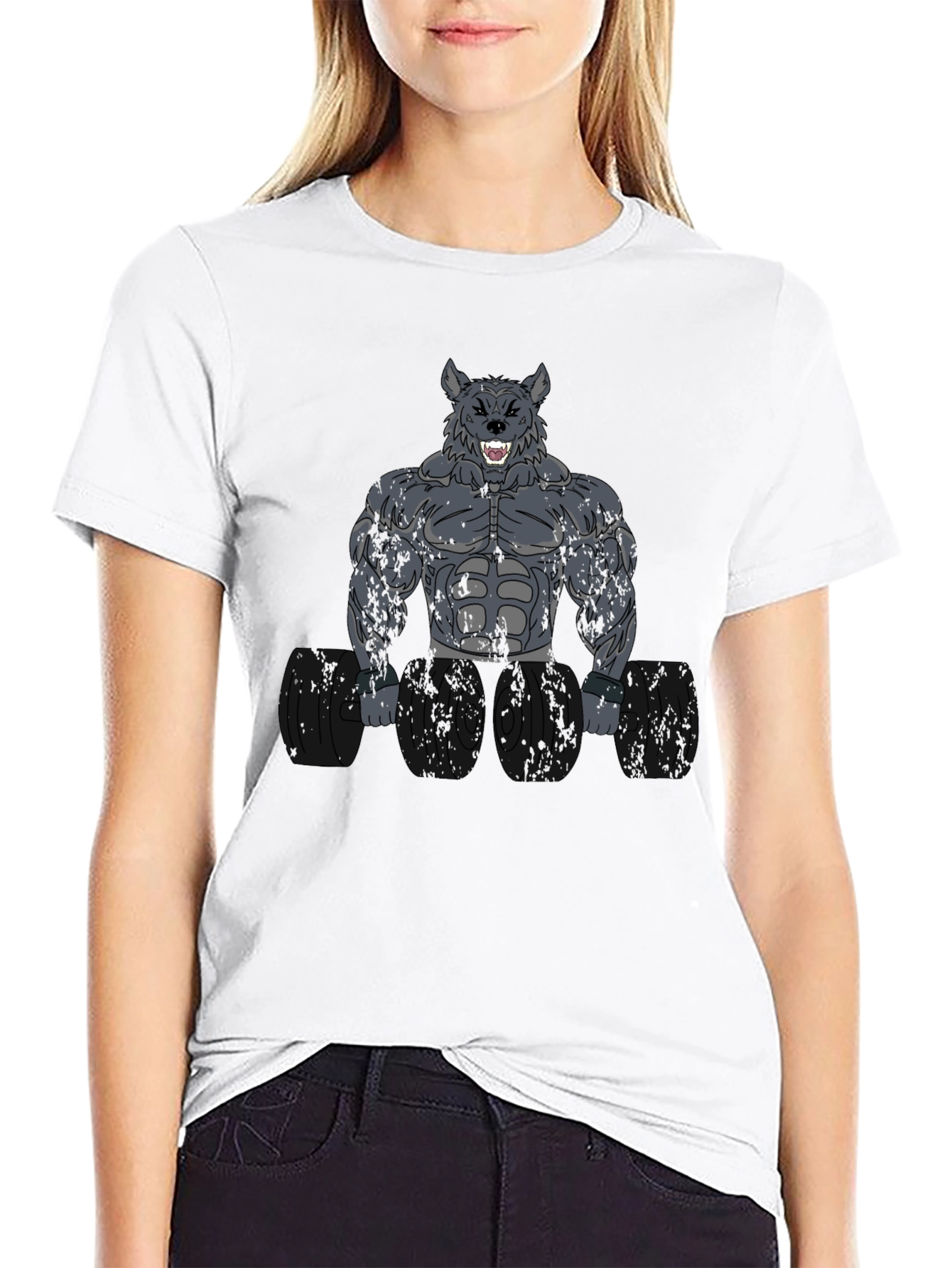 Wolf Gym Beast T-Shirt - Bodybuilding Motivation
