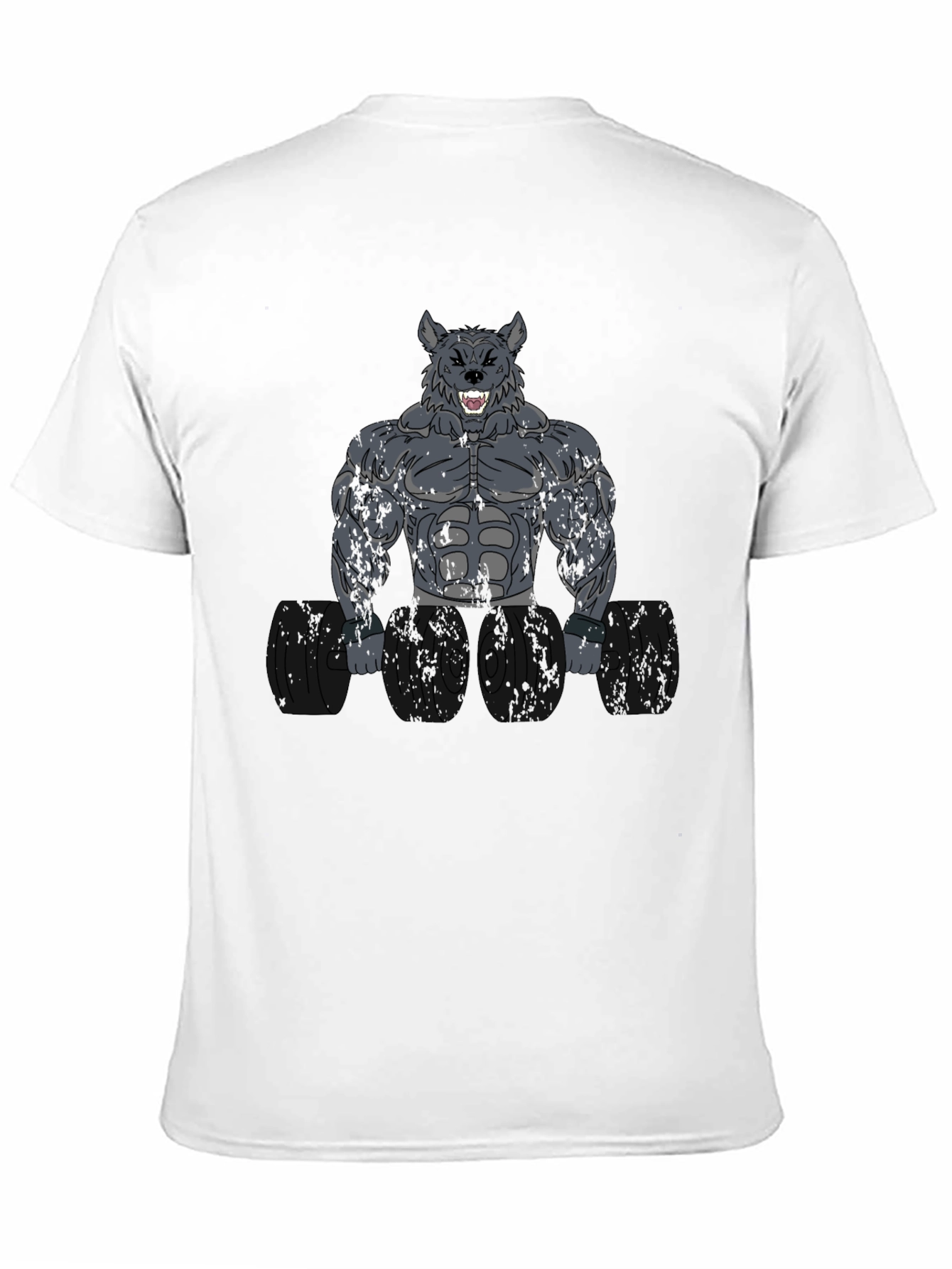 Wolf Gym Beast T-Shirt - Bodybuilding Motivation