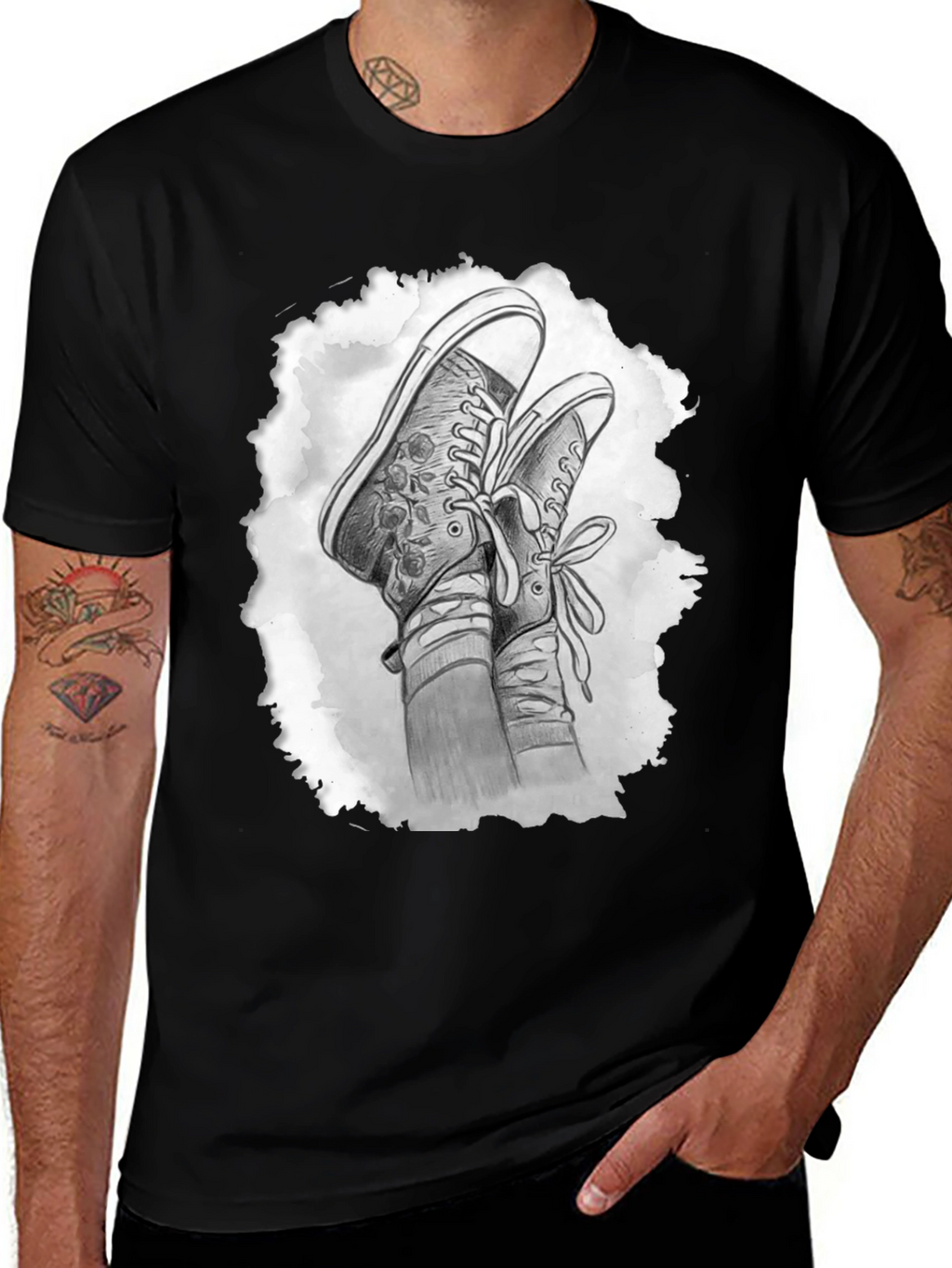 Graphic Tee - Converse Art