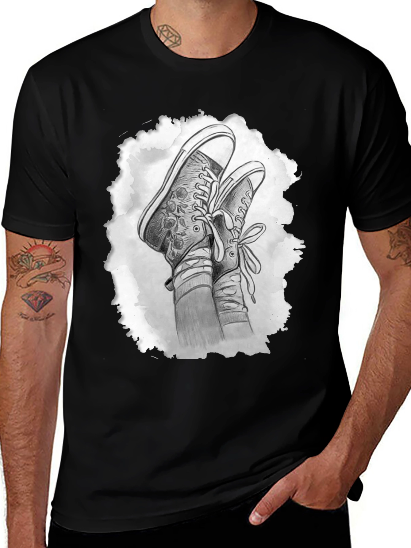 Graphic Tee - Converse Art
