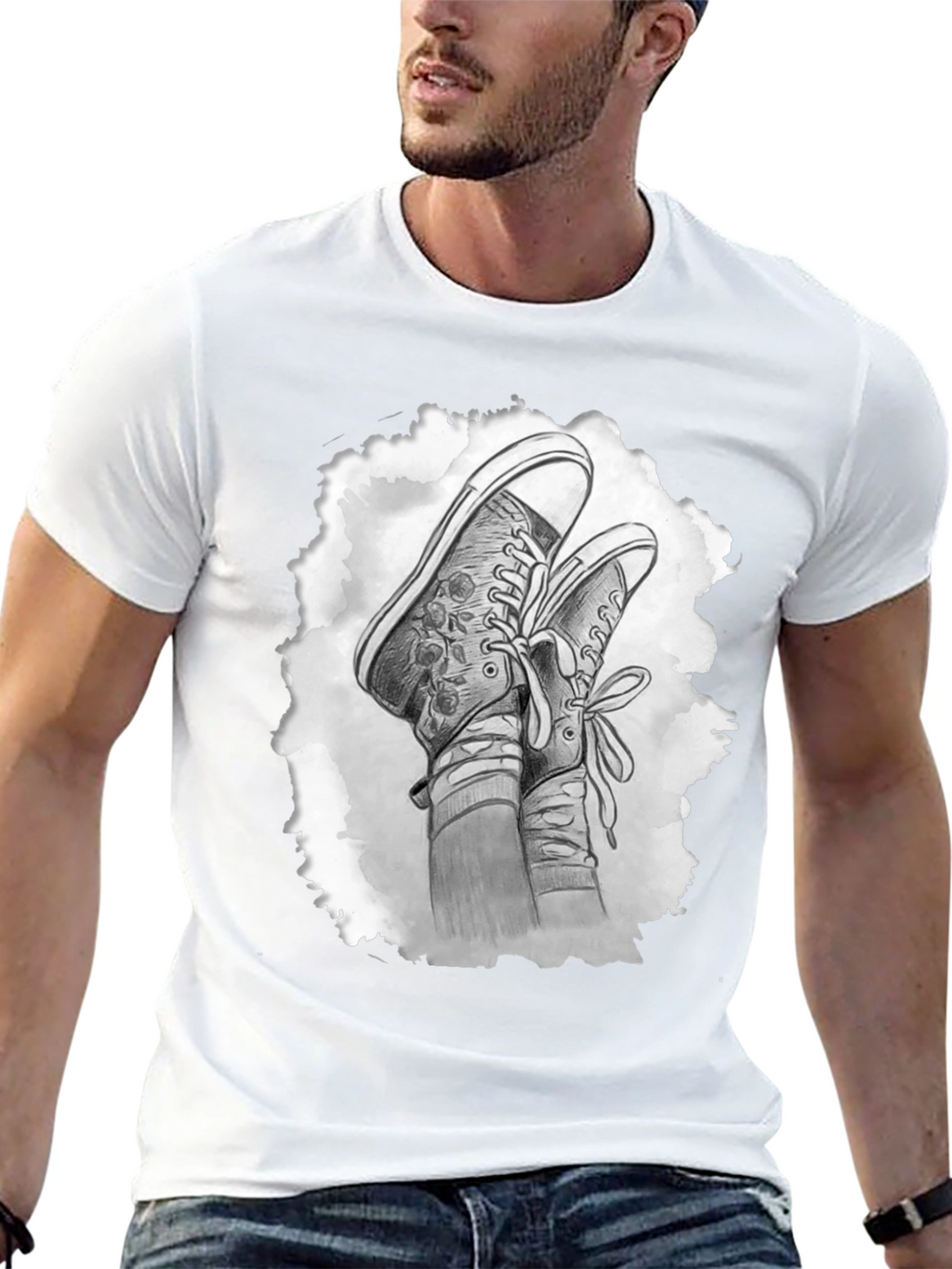 Graphic Tee - Converse Art