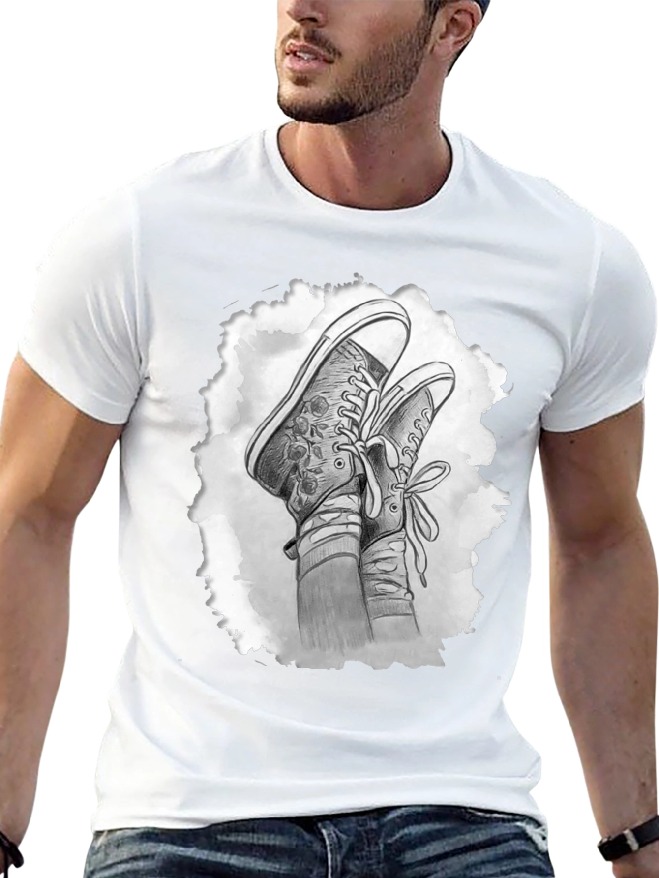 Graphic Tee - Converse Art