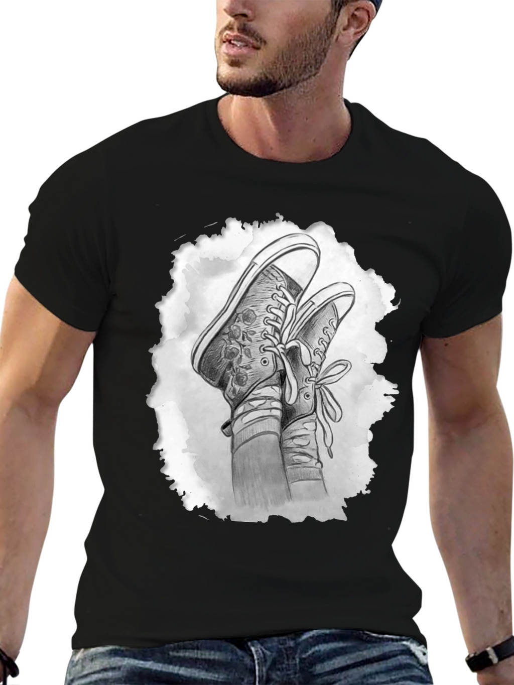 Graphic Tee - Converse Art