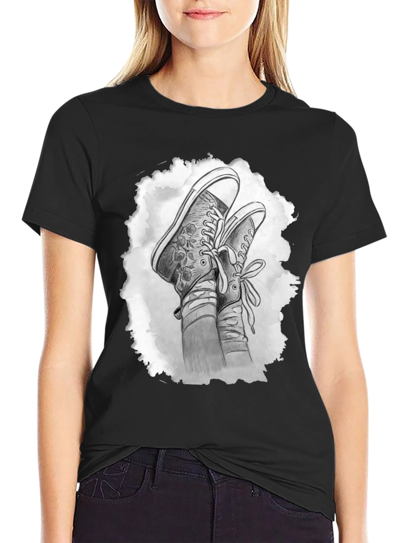 Graphic Tee - Converse Art
