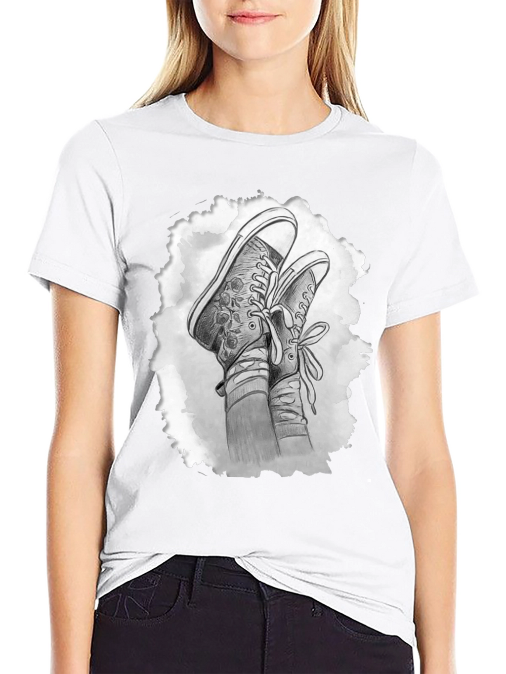 Graphic Tee - Converse Art