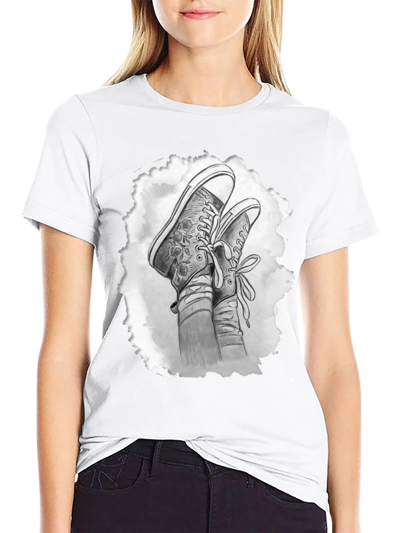 Graphic Tee - Converse Art