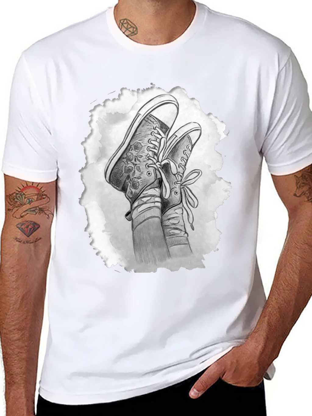 Graphic Tee - Converse Art