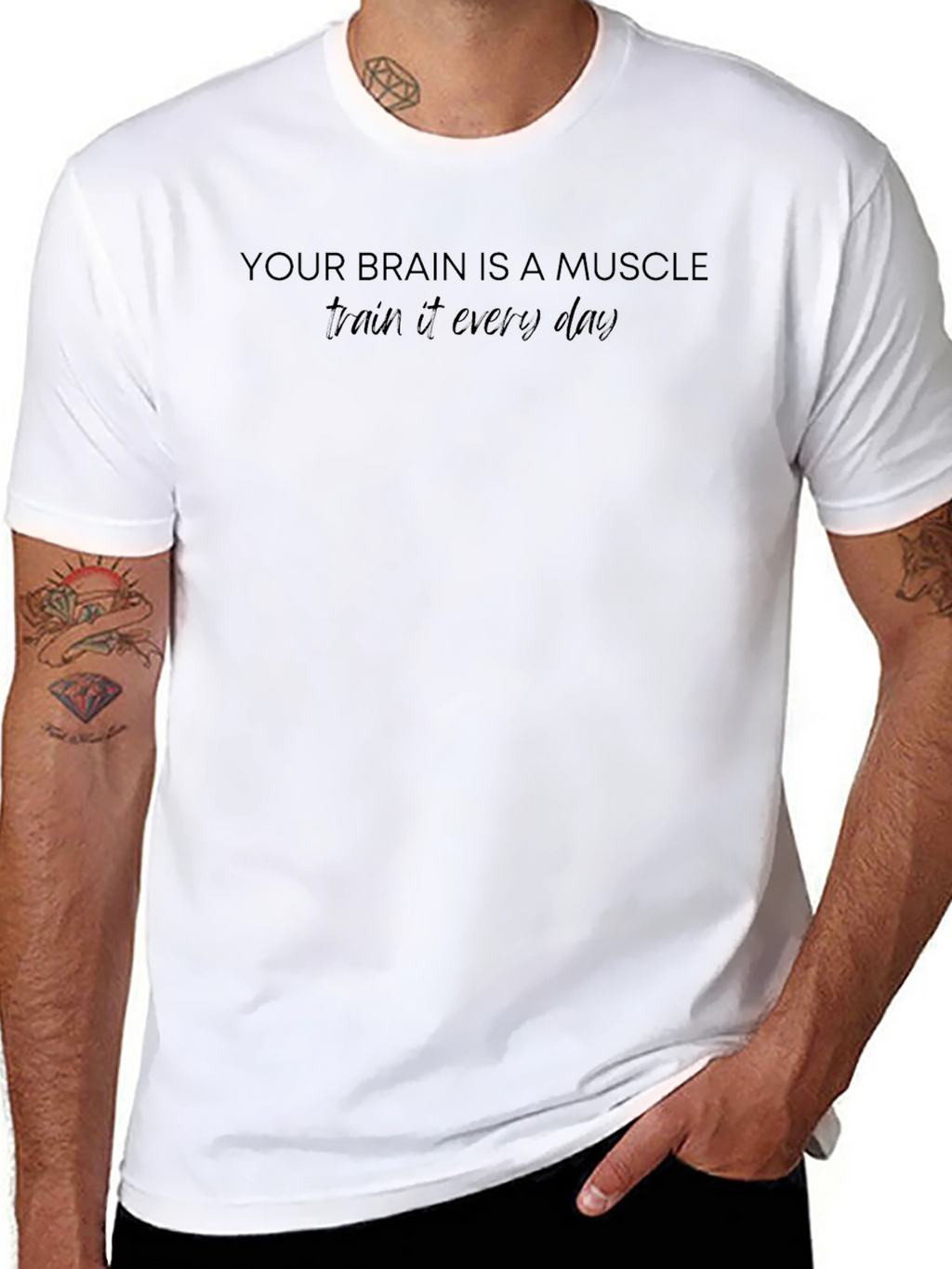 Brain Muscle Tee - Train It Everyday
