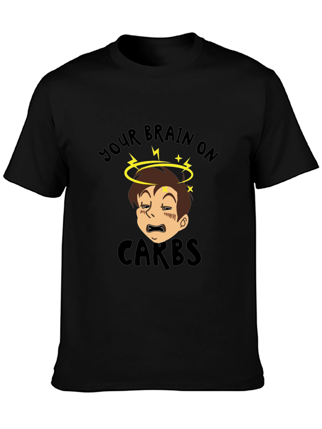 Your Brain on Carbs Funny Graphic T-Shirt