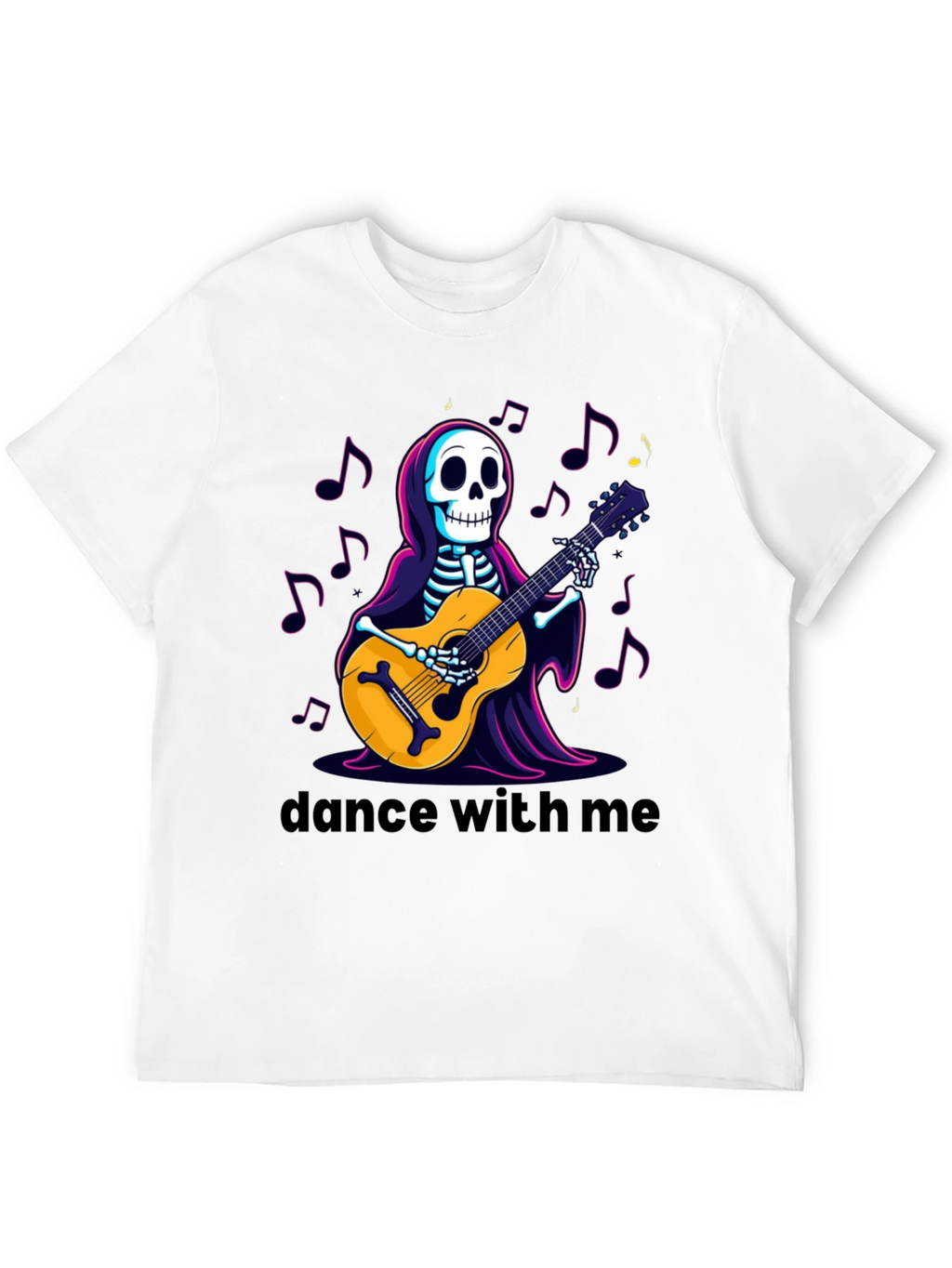 Skeleton Guitarist Graphic Tee