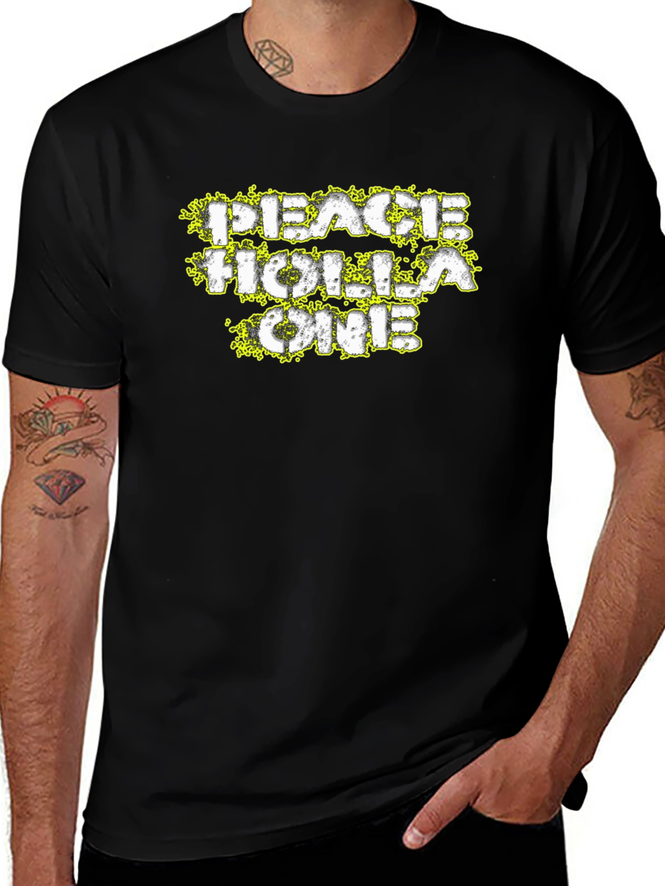 Peace Holla One Graphic T-Shirt