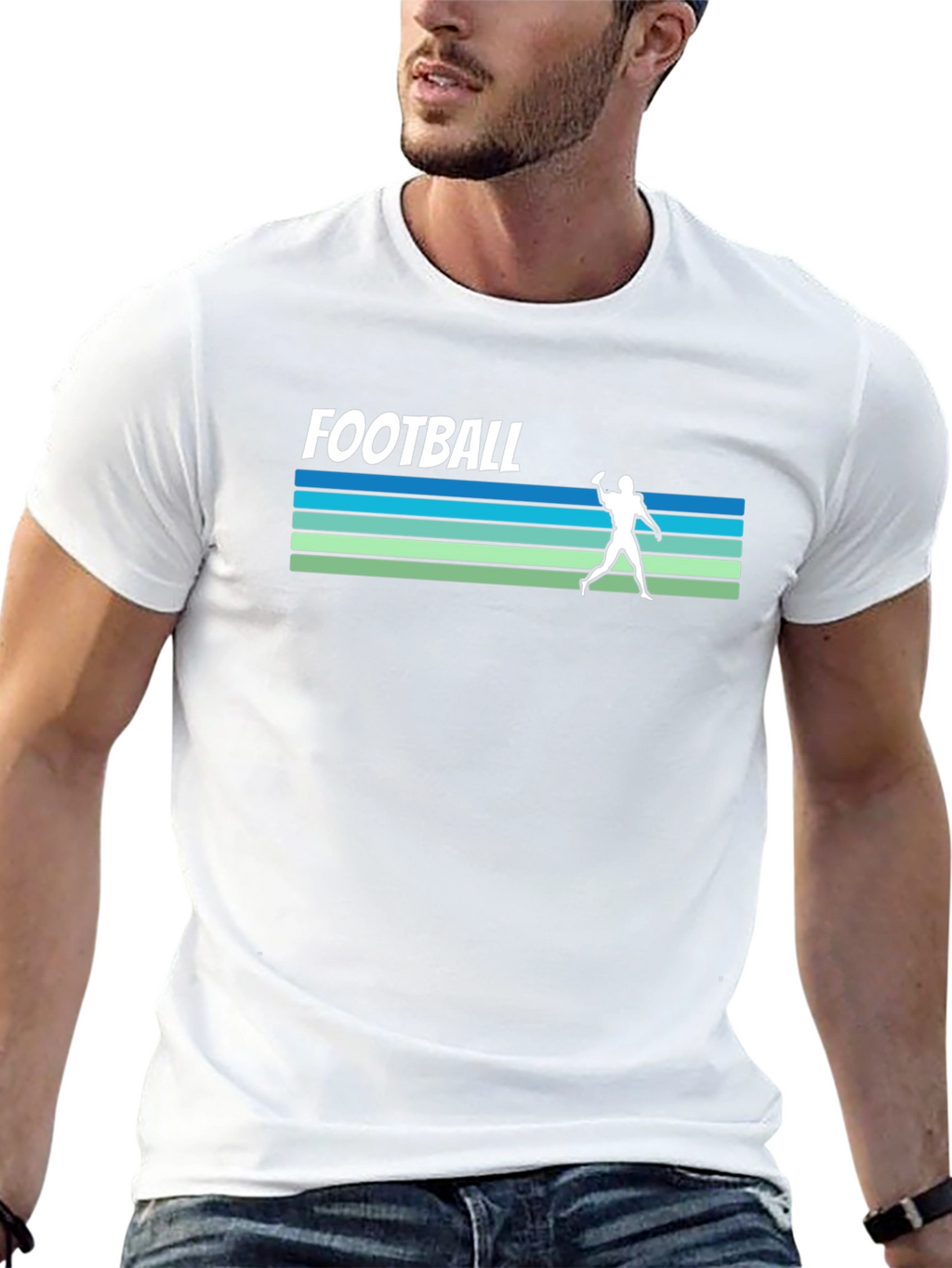 Retro Football Throwback T-Shirt