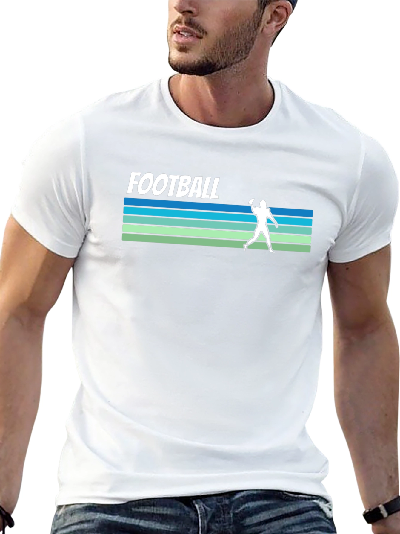 Retro Football Throwback T-Shirt