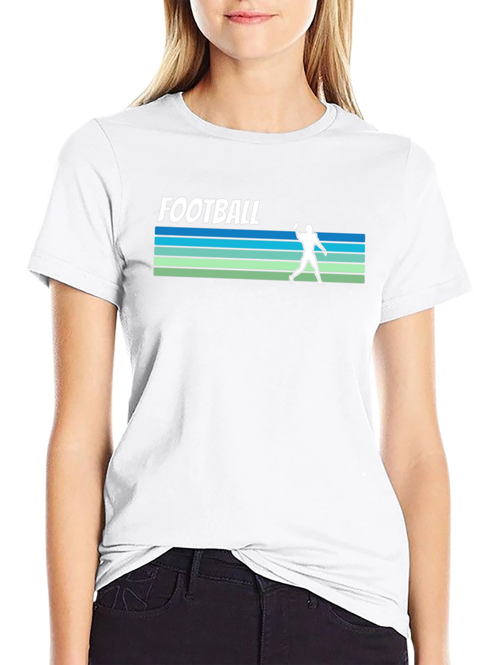 Retro Football Throwback T-Shirt