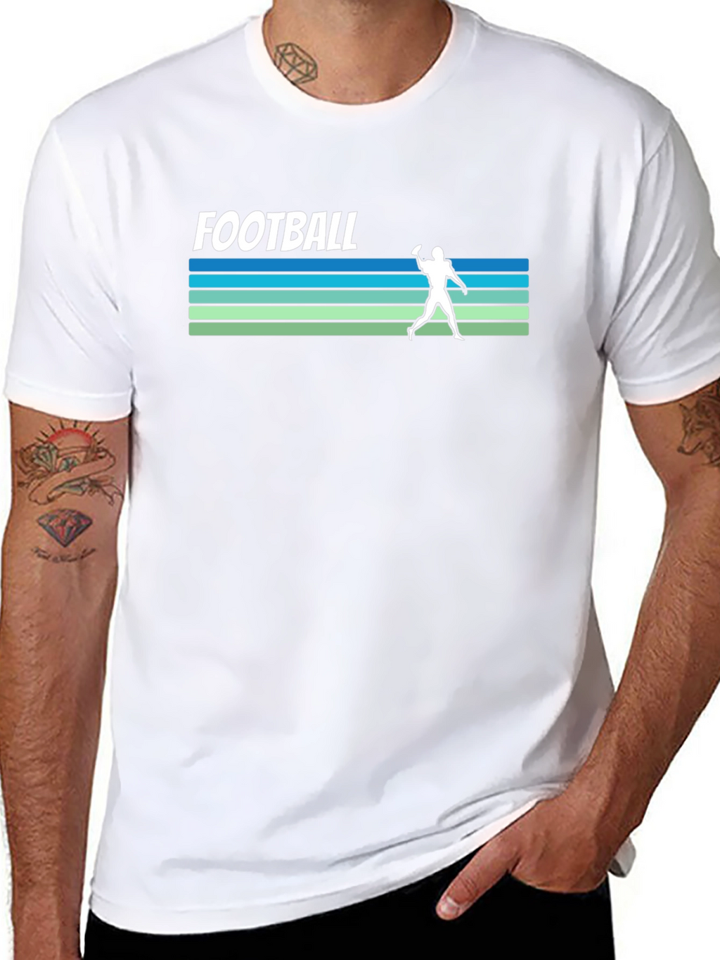 Retro Football Throwback T-Shirt