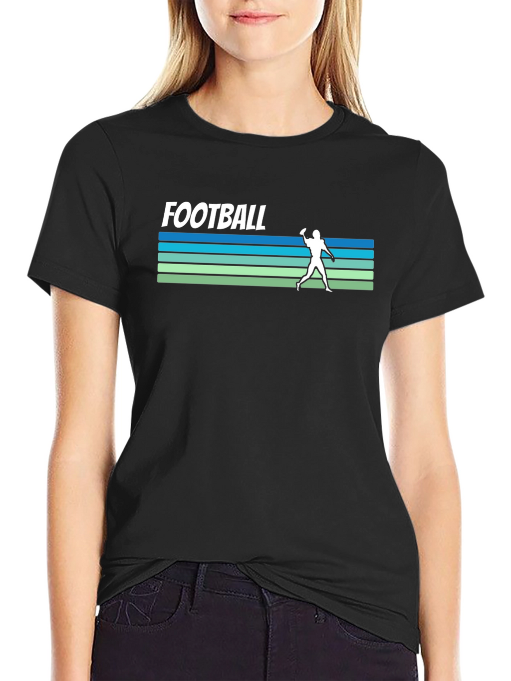 Retro Football Throwback T-Shirt